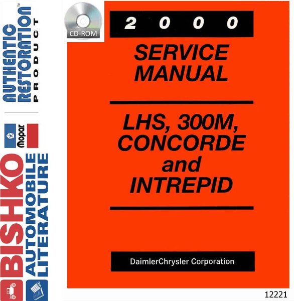 2000 Chrysler LHS, 300M, Concorde, Intrepid Factory Shop Service Manual