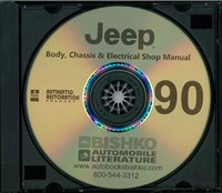 1990 JEEP Body, Chassis & Electrical Repair Shop Manual sample image
