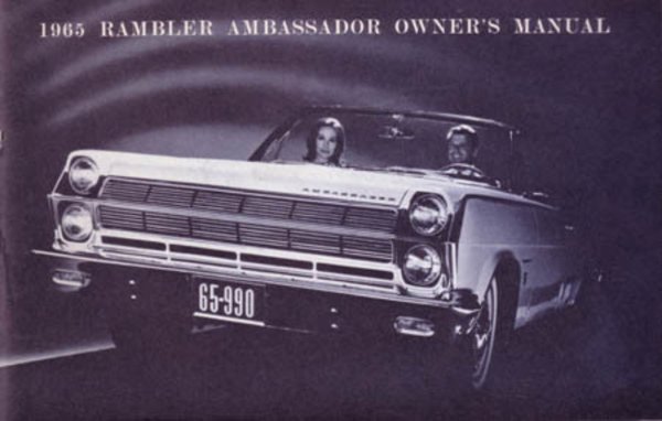 1965 AMC Ambassador Owner's Manual