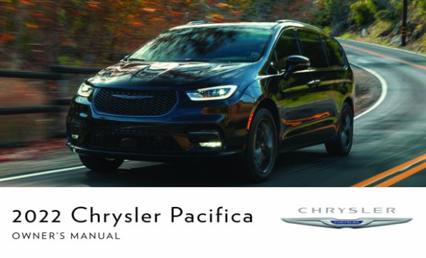 2022 Chrysler Pacifica Owner's Manual