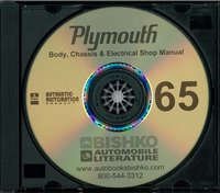 1965 PLYMOUTH Full Line Body, Chassis & Electrical Repair Shop Manual sample image