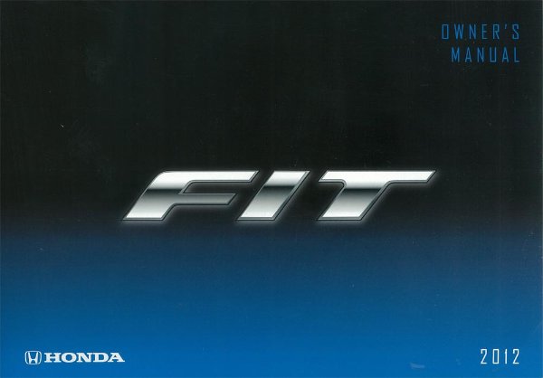 2012 Honda Fit Owner's Manual