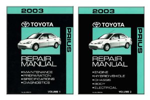 2003 Toyota Prius Factory Shop Service Manual