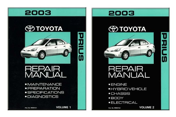 2003 Toyota Prius Factory Shop Service Manual