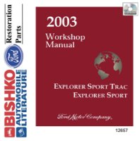 2003 Ford Truck Explorer Sport, Sport Trac Shop Service Repair Manual PDF sample image