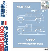 1984-87 JEEP GRAND WAGONEER & TRUCK Body, Chassis & Electrical Service Manual sample image