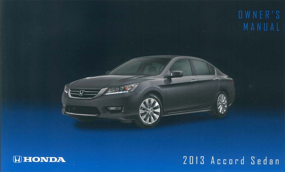 2013 Honda Accord Sedan Owners Manual User Guide