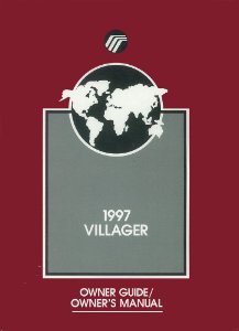 1997 Mercury Villager Owner's Manual