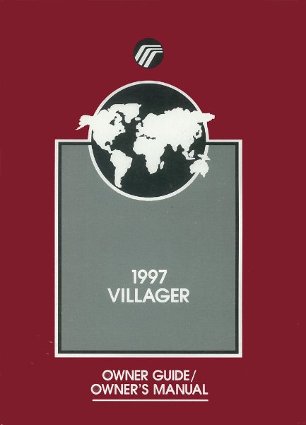 1997 Mercury Villager Owner's Manual