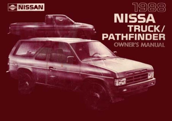 1988 Nissan Pathfinder Owner's Manual