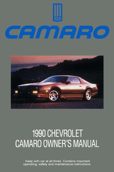 1990 Chevrolet Camaro Owner's Manual