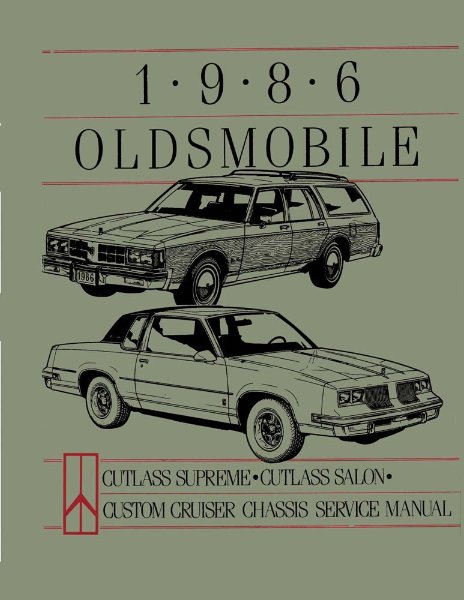 1986 Oldsmobile Cruiser, Cutlass Salon, Cutlass Supreme Factory Shop Service Manual
