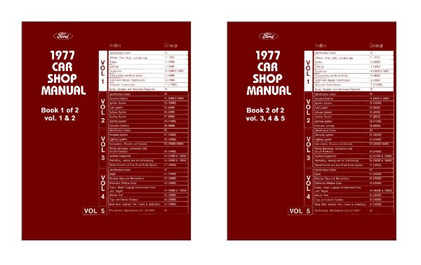 1977 Ford Lincoln, Mercury - All Models Factory Shop Service Manual