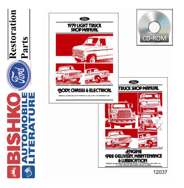 1979 Ford Econoline Bronco F100 - F350 Pickup Shop Service Repair Manual PDF