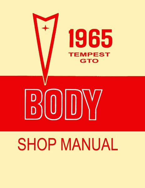 1965 Pontiac GTO Tempest Factory Shop Service Manual