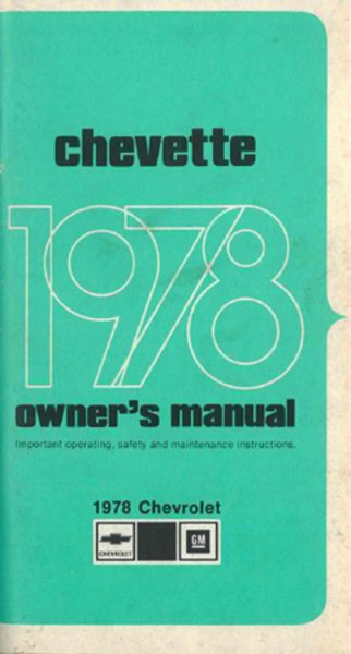 1978 Chevrolet Chevette Owner's Manual
