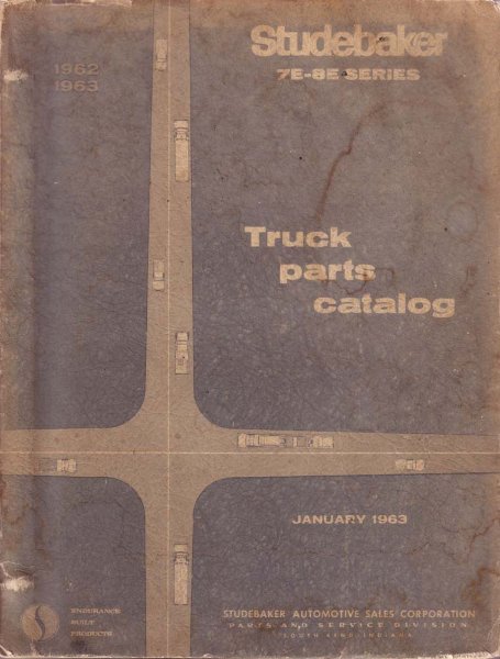 1962–1963 Studebaker TRUCK Parts Book