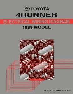 1999 Toyota 4Runner Wiring Diagrams Manual