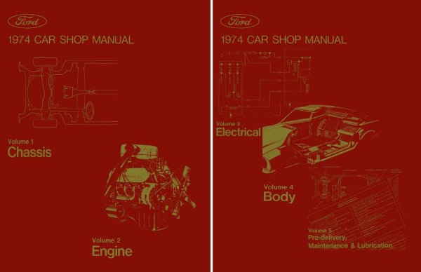 1974 Ford Lincoln, Mercury - All Models Factory Shop Service Manual