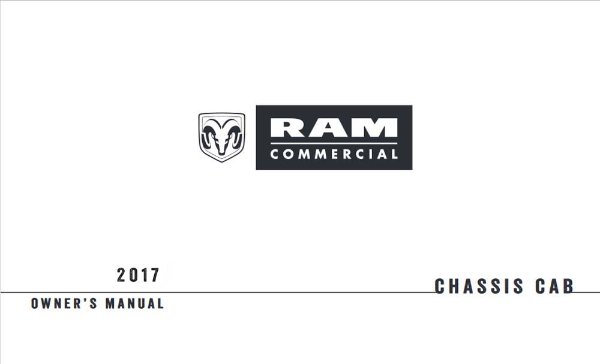 2017 Dodge Ram Chassis Cab Owner's Manual