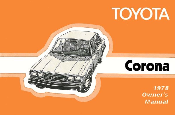 1978 Toyota Corona Owner's Manual