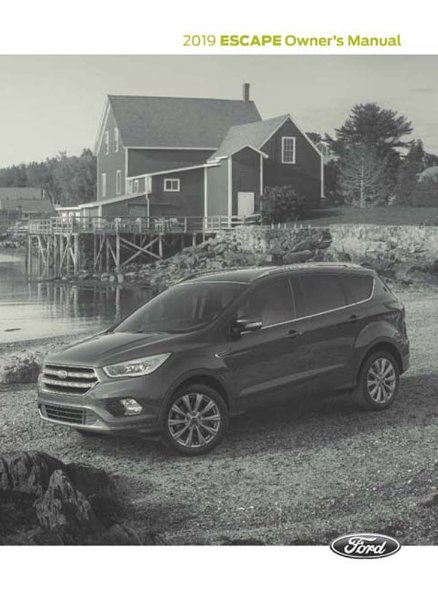 2019 Ford Escape Owner's Manual