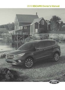 2019 Ford Escape Owner's Manual