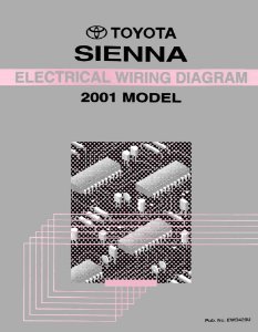 2001 Toyota Sienna Wiring Diagrams Manual