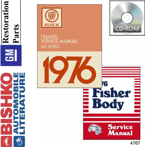 1976 Buick ALL MODELS FISHER BODY Factory Shop Service Manual