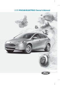 2015 Ford Focus Electric Owner's Manual