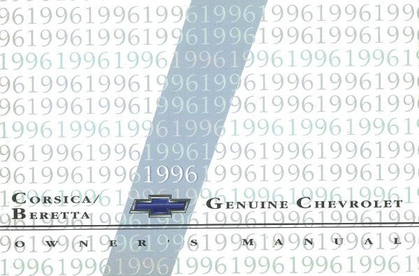 1996 Chevrolet Beretta, Corsica Owner's Manual