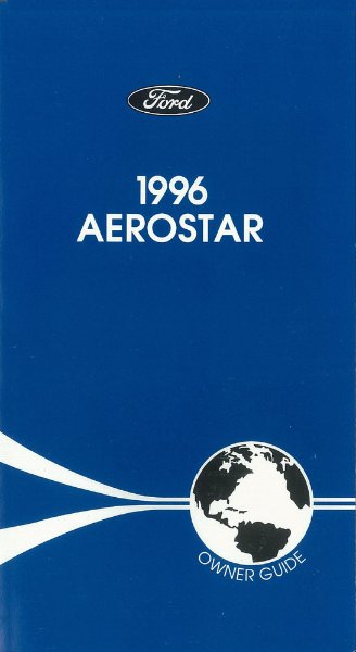 1996 Ford Aerostar Owner's Manual