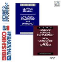 2002-2003 Chrysler 300M, Concorde, Dodge Intrepid Shop Service Repair Manual PDF sample image