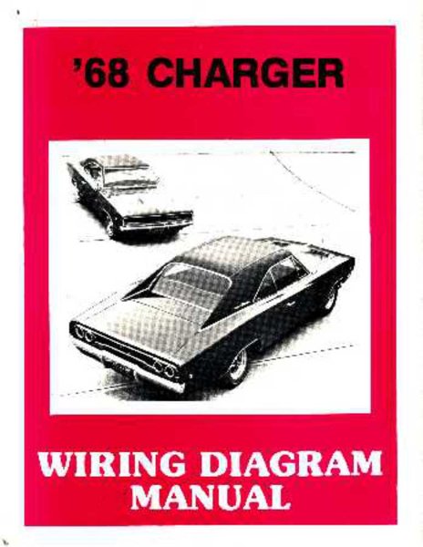 1968 Dodge Charger Electrical Wiring Diagrams Schematics   Book