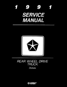 1991 Dodge Truck Dakota Factory Shop Service Manual