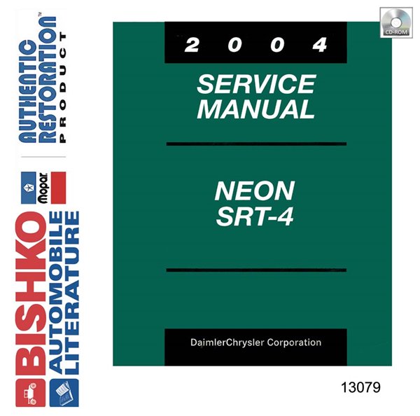 2004 Dodge Neon, SRT-4 Factory Shop Service Manual