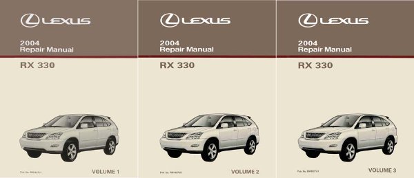 2004 Lexus RX 330 Factory Shop Service Manual