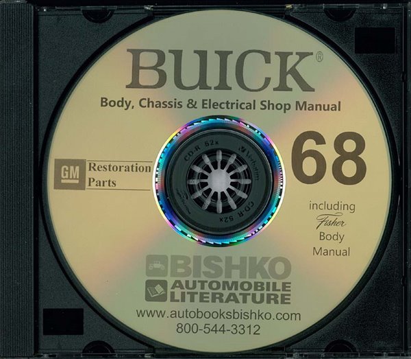 1968 Buick ALL MODELS FISHER BODY Factory Shop Service Manual
