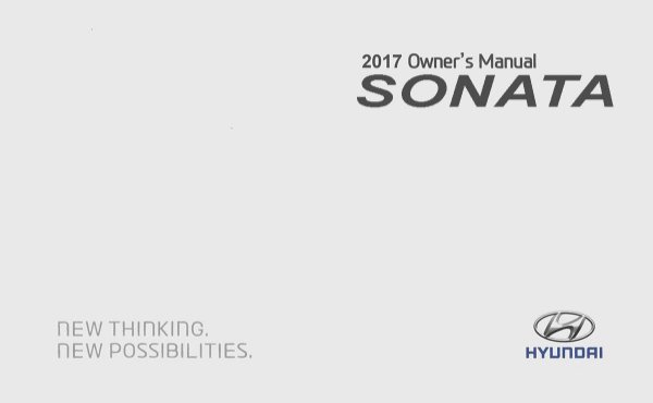 2017 Hyundai Sonata Owner's Manual
