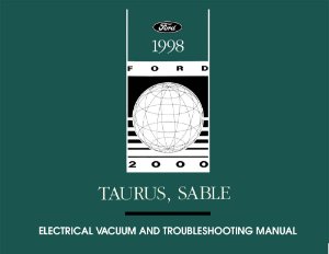 1998 Ford Taurus, Sable Wiring Diagrams Manual