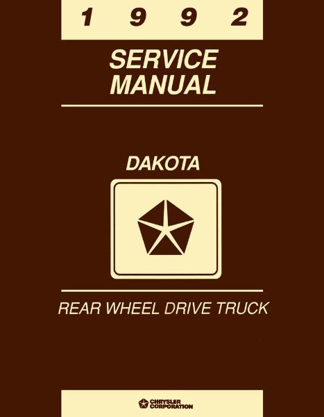 1992 Dodge Truck Dakota Factory Shop Service Manual