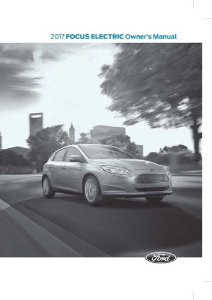 2017 Ford Focus Electric Owner's Manual