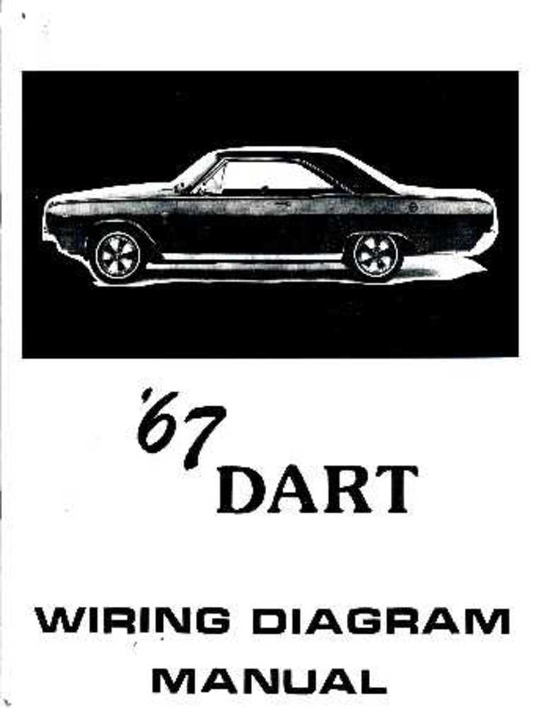 1967 Dodge Dart Electrical Wiring Diagrams Schematics Factory OEM Book