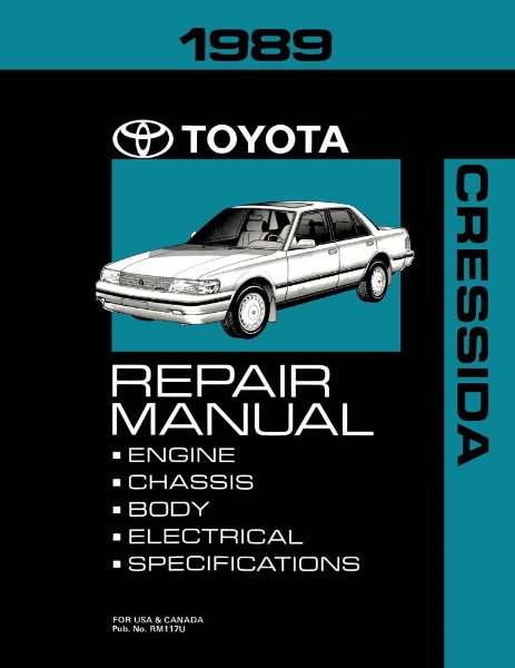 1989 Toyota Cressida Factory Shop Service Manual