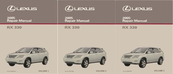 2005 Lexus RX 330 Factory Shop Service Manual