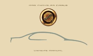 1996 Chrysler Cirrus Owner's Manual