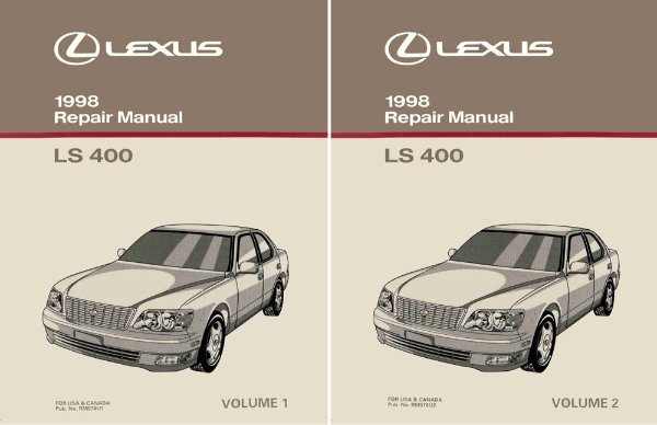 1998 Lexus LS 400 Factory Shop Service Manual