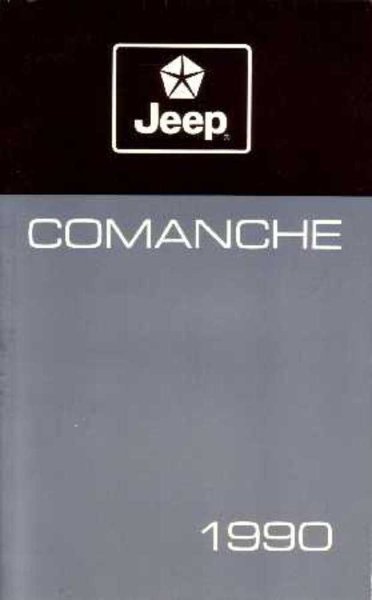 1990 Jeep Comanche Owner's Manual