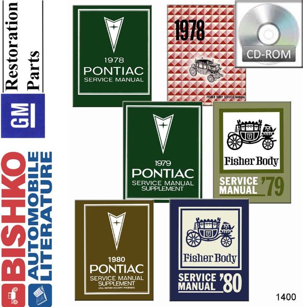 1978–1980 Pontiac ALL MODELS FISHER BODY Factory Shop Service Manual
