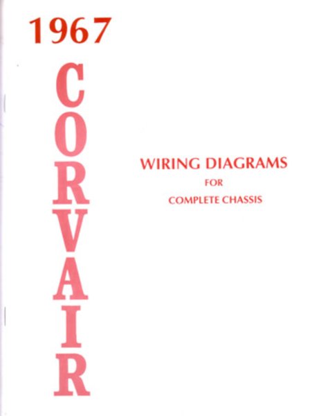 1967 Chevrolet Corvair Wiring Diagrams Manual